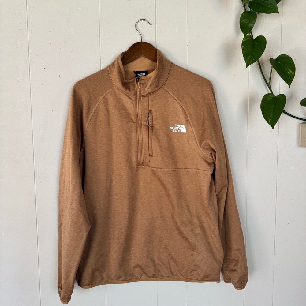 The North Face Brown Half-Zip Pullover